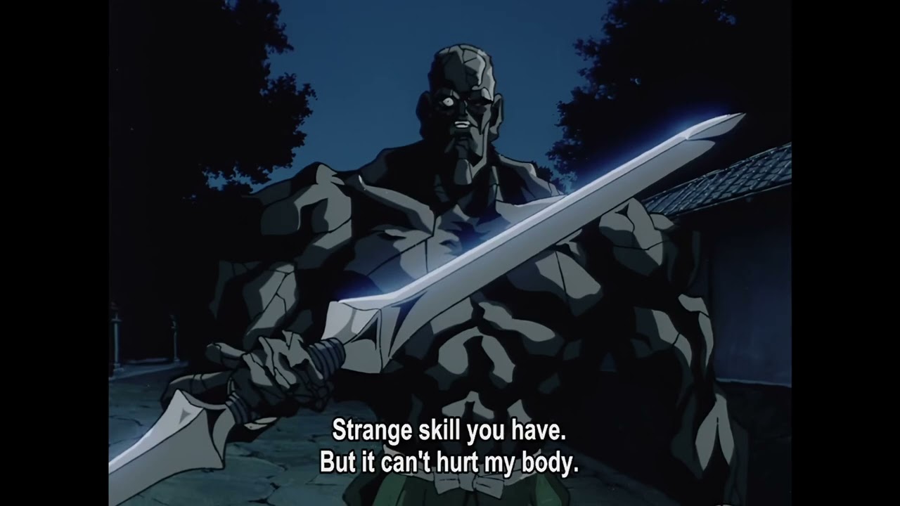 Ninja Scroll - Tessai vs Jubei Battle scene (subtitled)