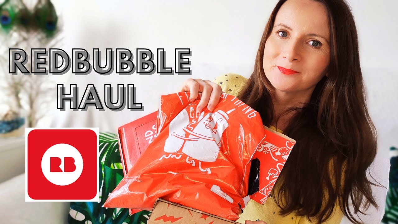 REDBUBBLE  UNBOXING AND REVIEW HAUL/Order of my own Redbubble products haul +gift ideas