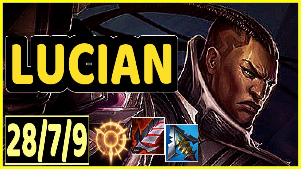 LUCIAN VS EZREAL - 28/7/9 KDA ADC GAMEPLAY