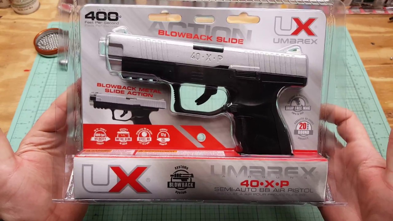 Umarex 40XP Unboxing Review and Shooting test
