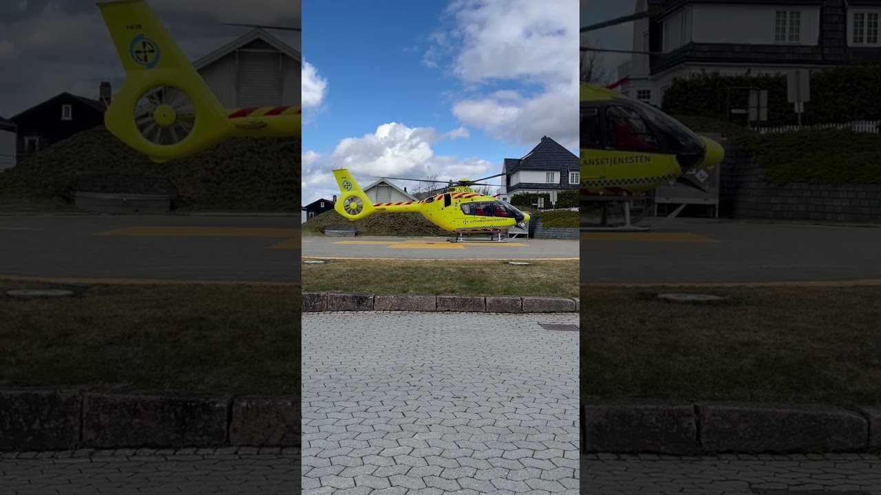 H135 takeoff