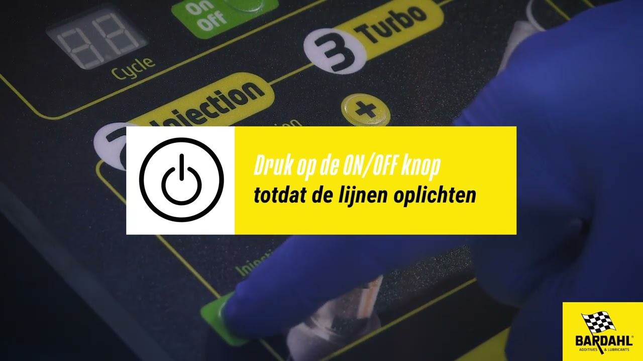 BARDAHL 360 machine 5 in 1 -  VIDEO 2 INJECTION CLEANING
