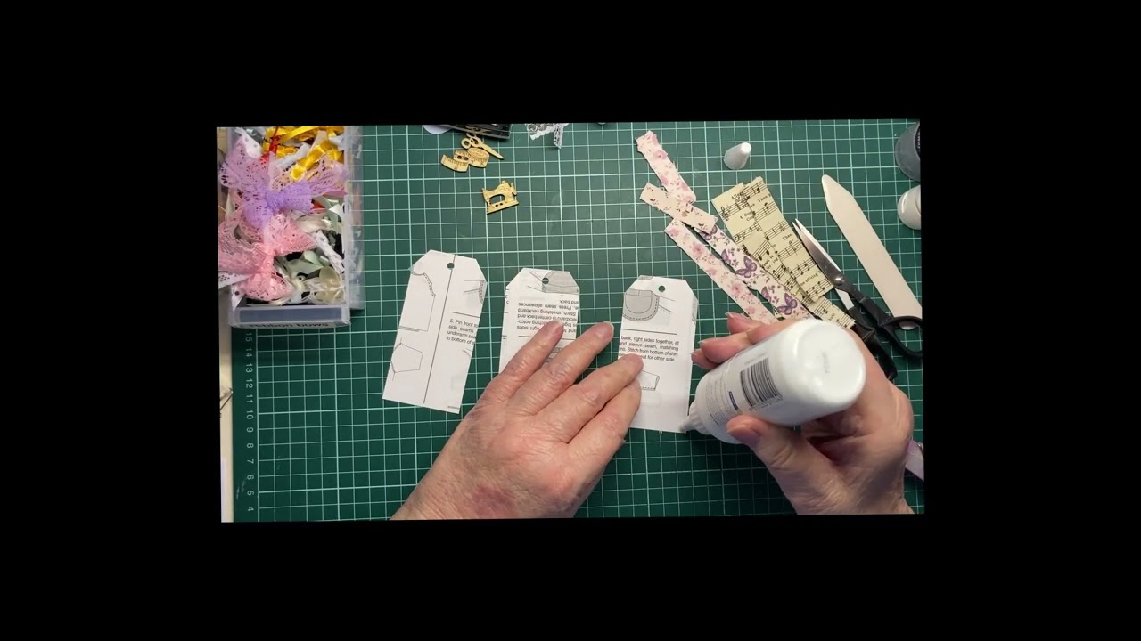 Lets Play number 8 :  dressmaking tags