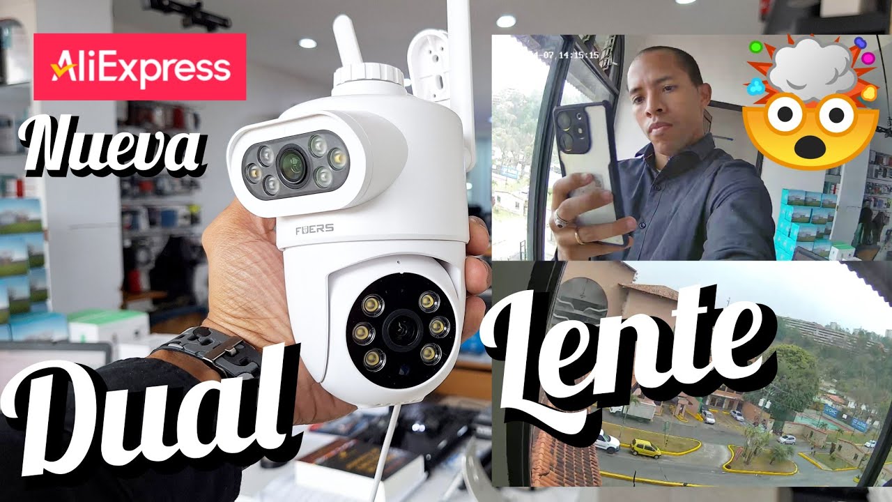 Cámara Wifi Dual Lente 5k Tuya 😱 PROBAMOS LA MEJOR CÁMARA DE ALIEXPRESS