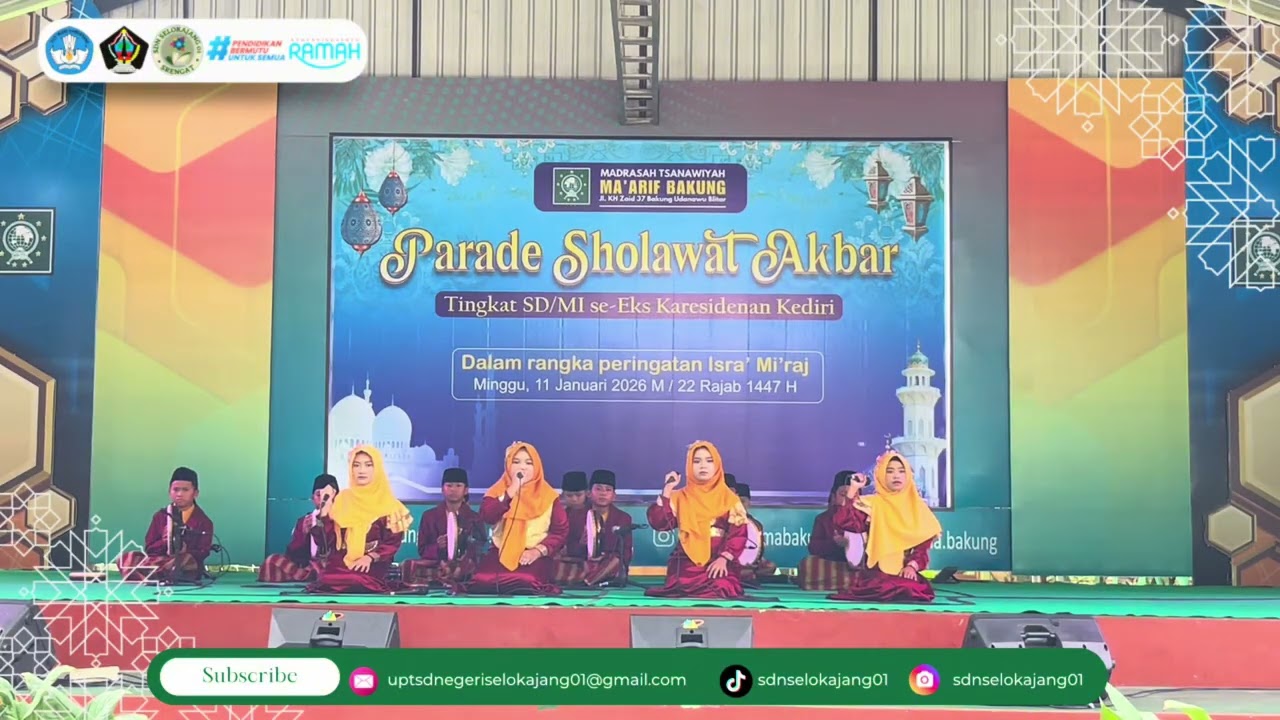 Parade Sholawat Akbar Se Eks Karisidenan Kediri