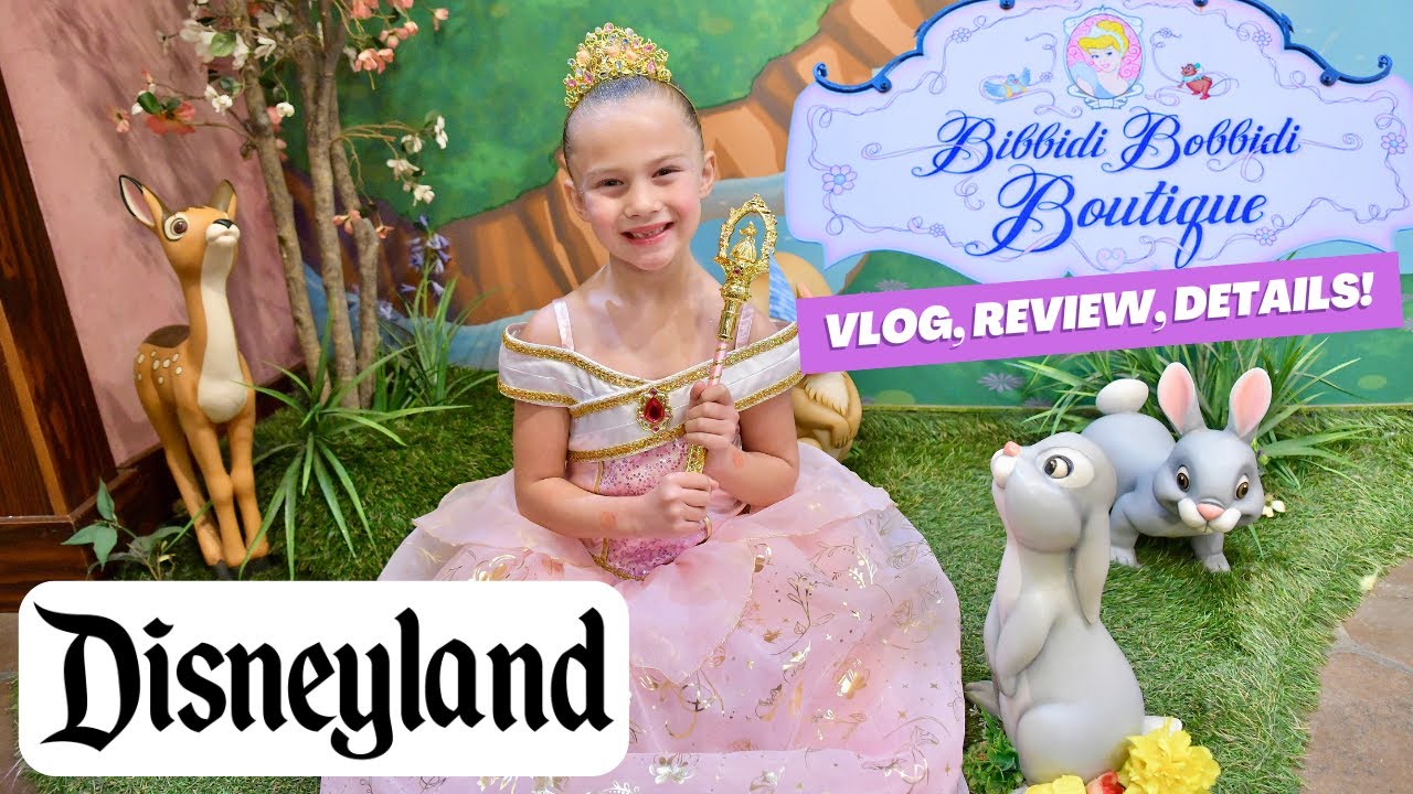 Disneyland 2024 Bibbidi Bobbidi Boutique - Vlog, Details, and Review!
