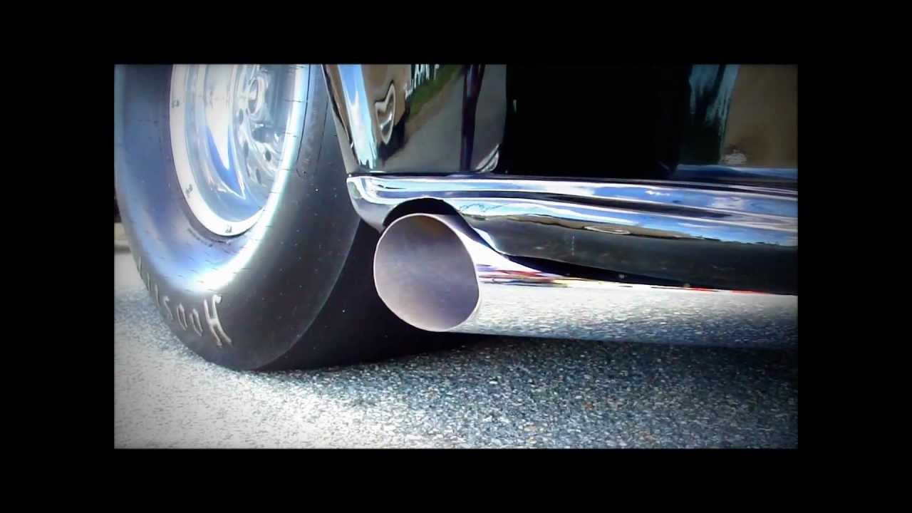 57 Chevy Race Truck with track footage