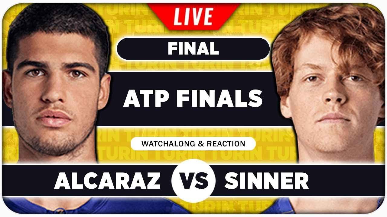 ALCARAZ vs SINNER &bull; ATP Finals 2025 Final &bull; LIVE Tennis Watchalong