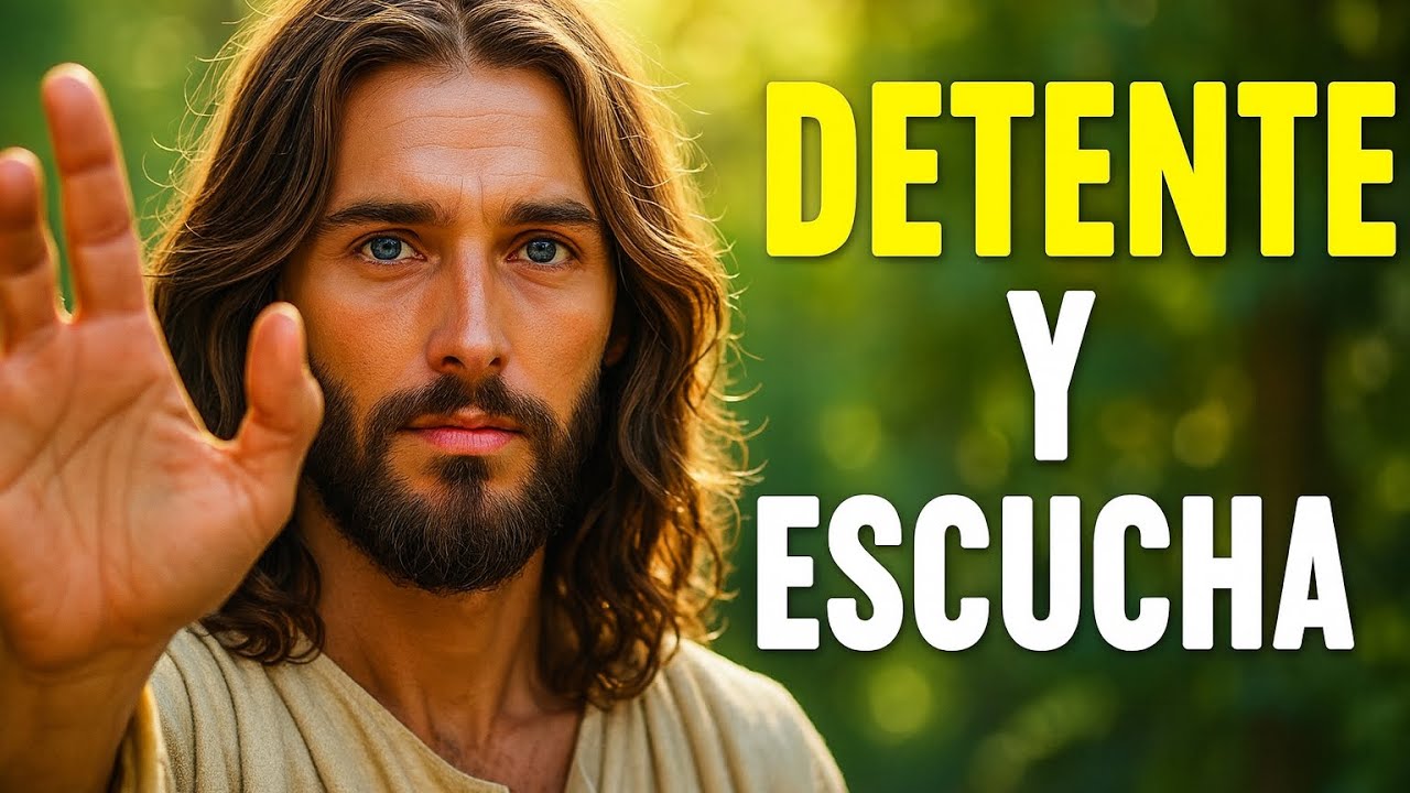 DIOS DICE: DETENTE, NECESITO HABLARTE AHORA | MENSAJE DE DIOS HOY