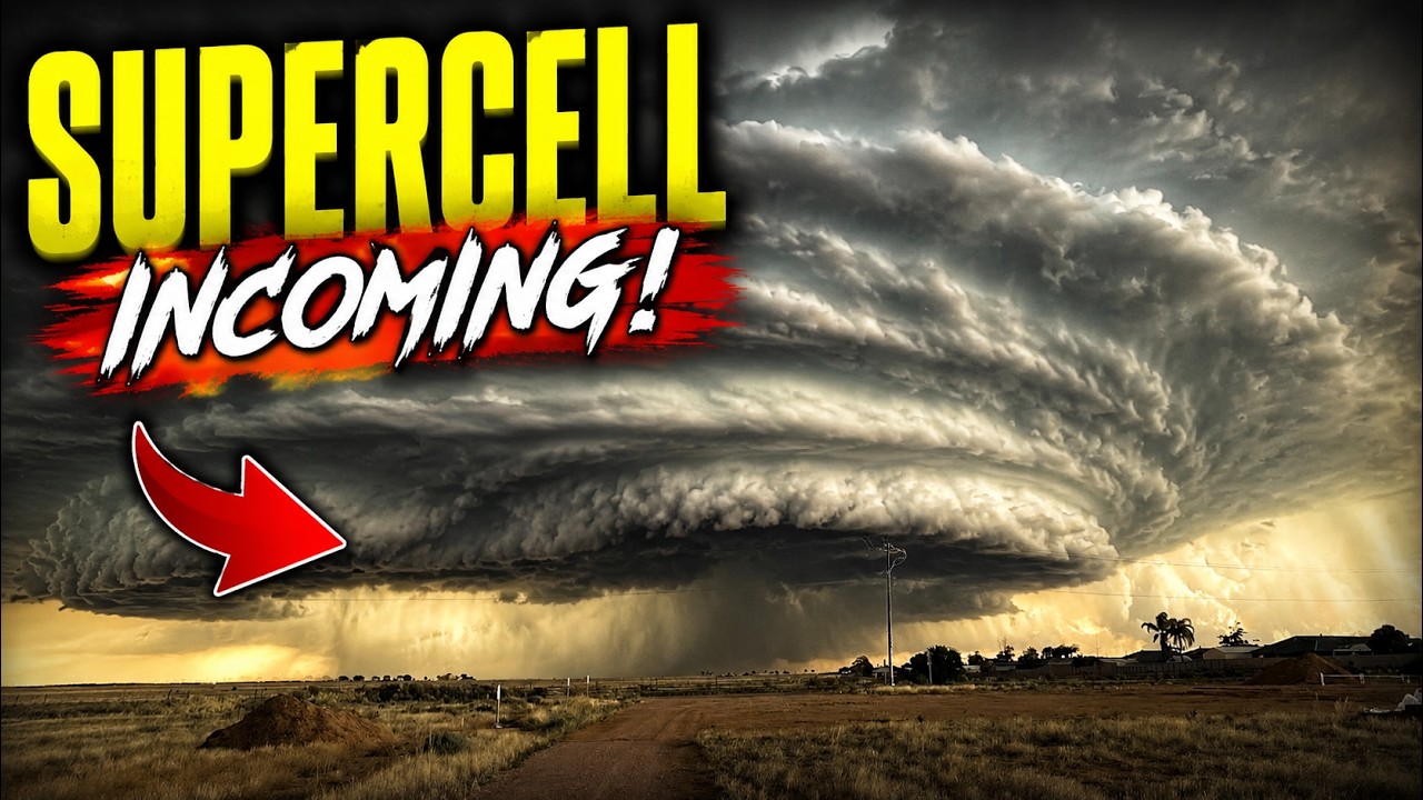 Supercell Thunderstorm Hits Port Pirie, S.A - 22 November, 2025