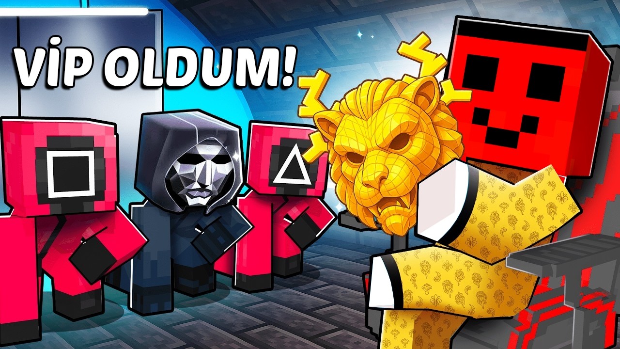 SQUID GAME'de VIP OLUYORUM !!   Minecraft