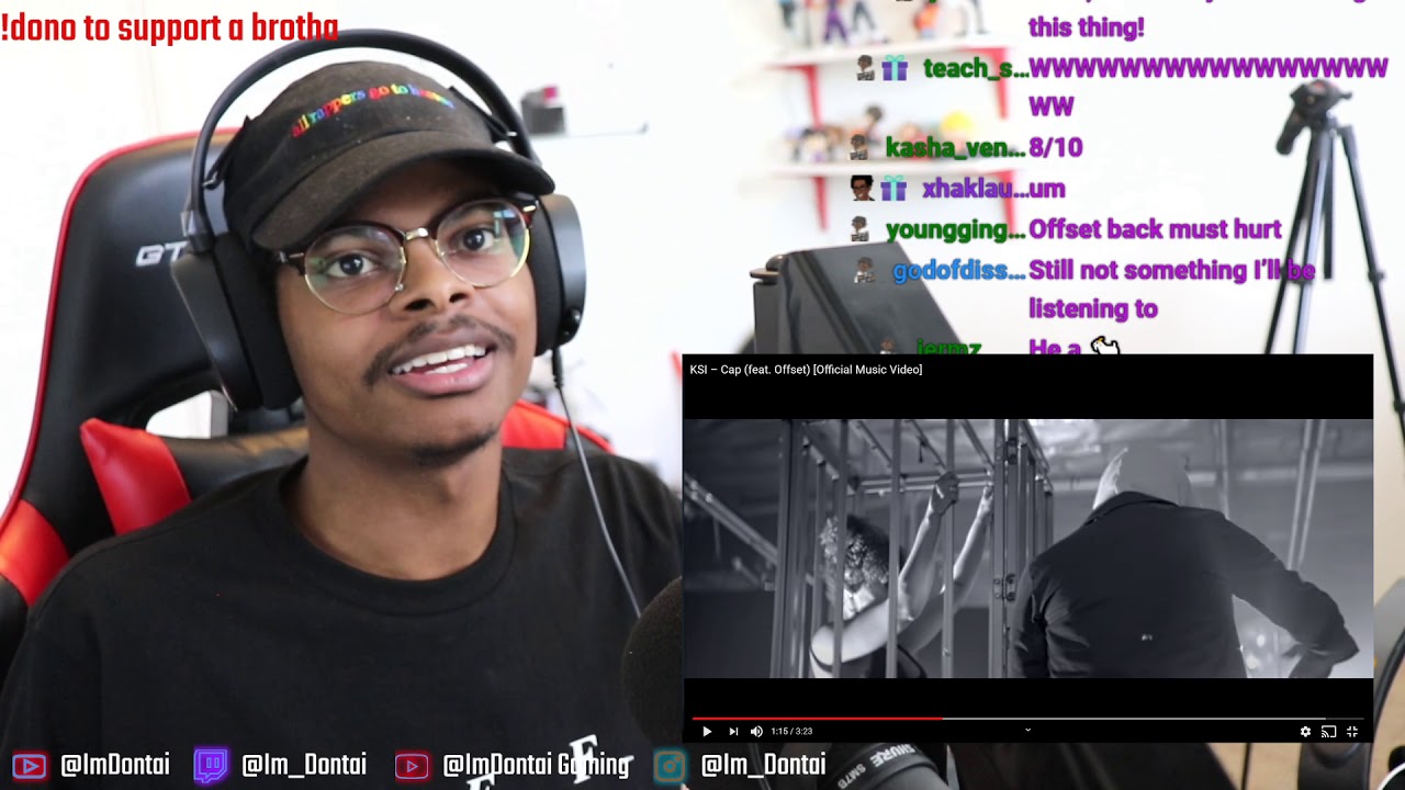 ImDontai Reacts To Ksi - Cap (Ft. Offset) Music Video