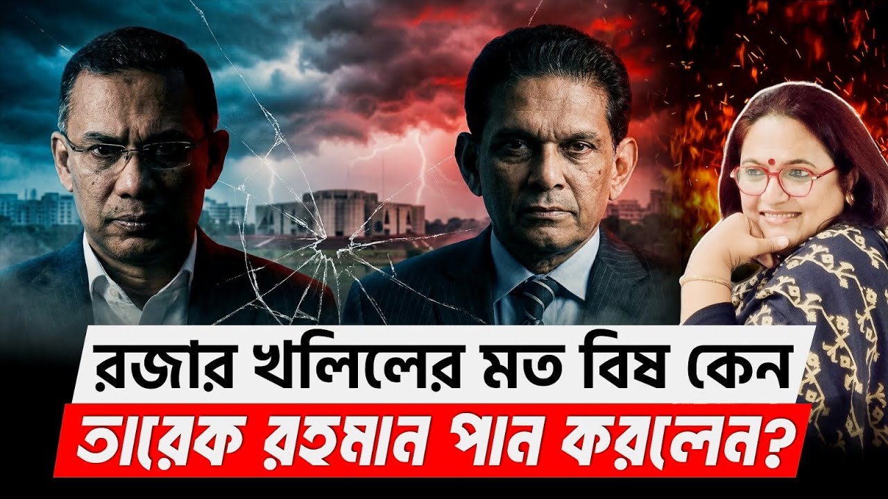 রজার খলিলের মত বিষ কেন তারেক রহমান পান করলেন?   Tarique Rahman-Khalilur Rahman