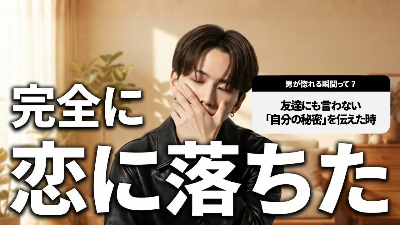 【男性心理】男が恋に落ちる会話4STEP