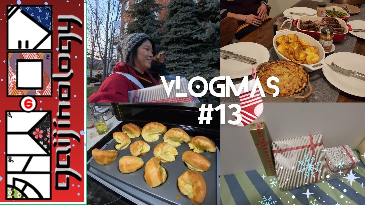 *Our Christmas VLOG: Prep, Epic Dinner & Fortnite Gift! 🎄🎁| Gaijin Vlogmas (#13)
