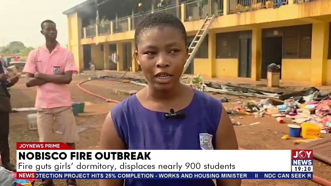 Nobisco fire outbreak: Fire guts girls’ dormitory, displaces nearly 900 students.