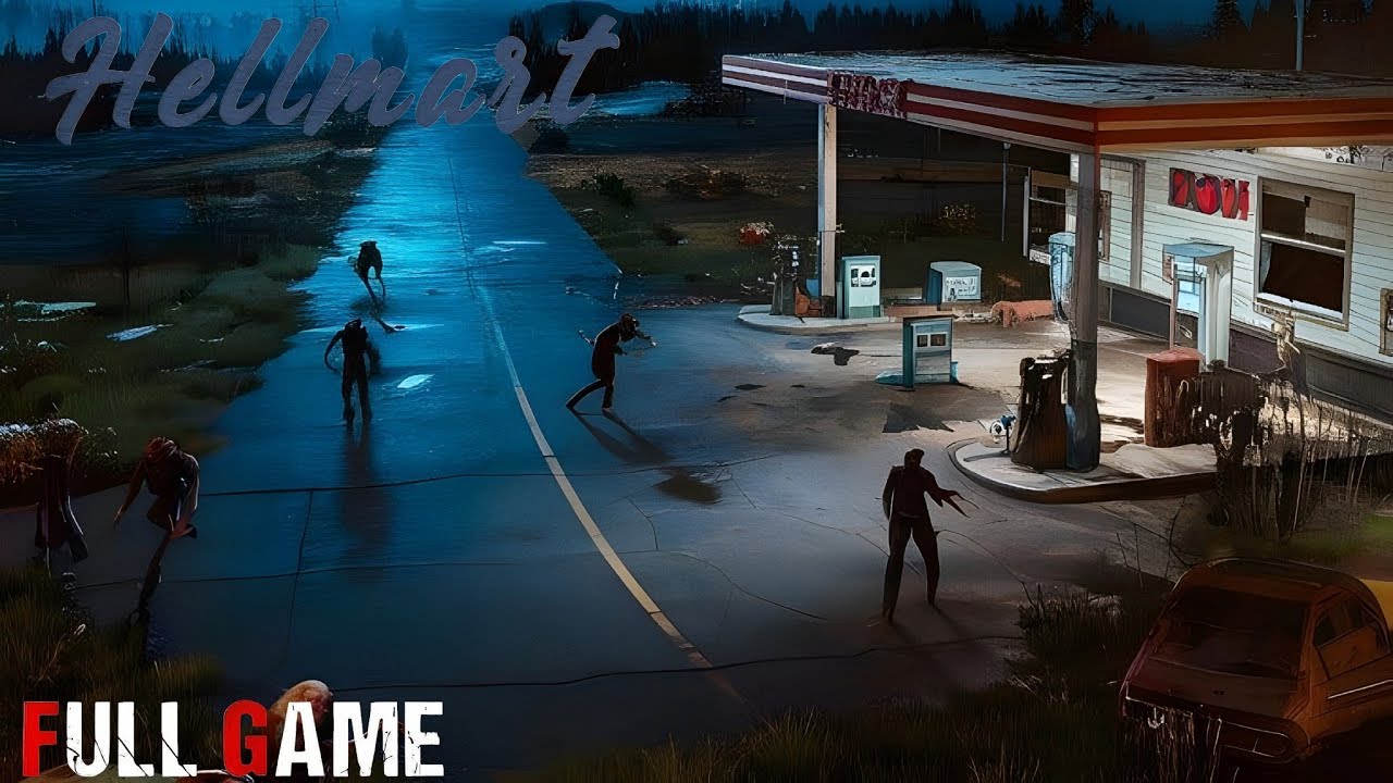 HELLMART _ New Beautiful Full Horror Game Demo | Walkthrough Game | no commentary | PC