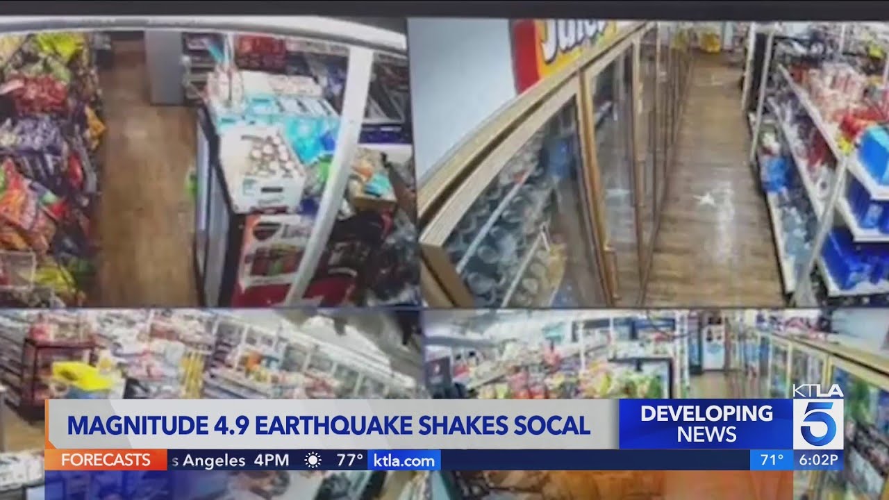 Magnitude 4.9 earthquake shakes Southern California