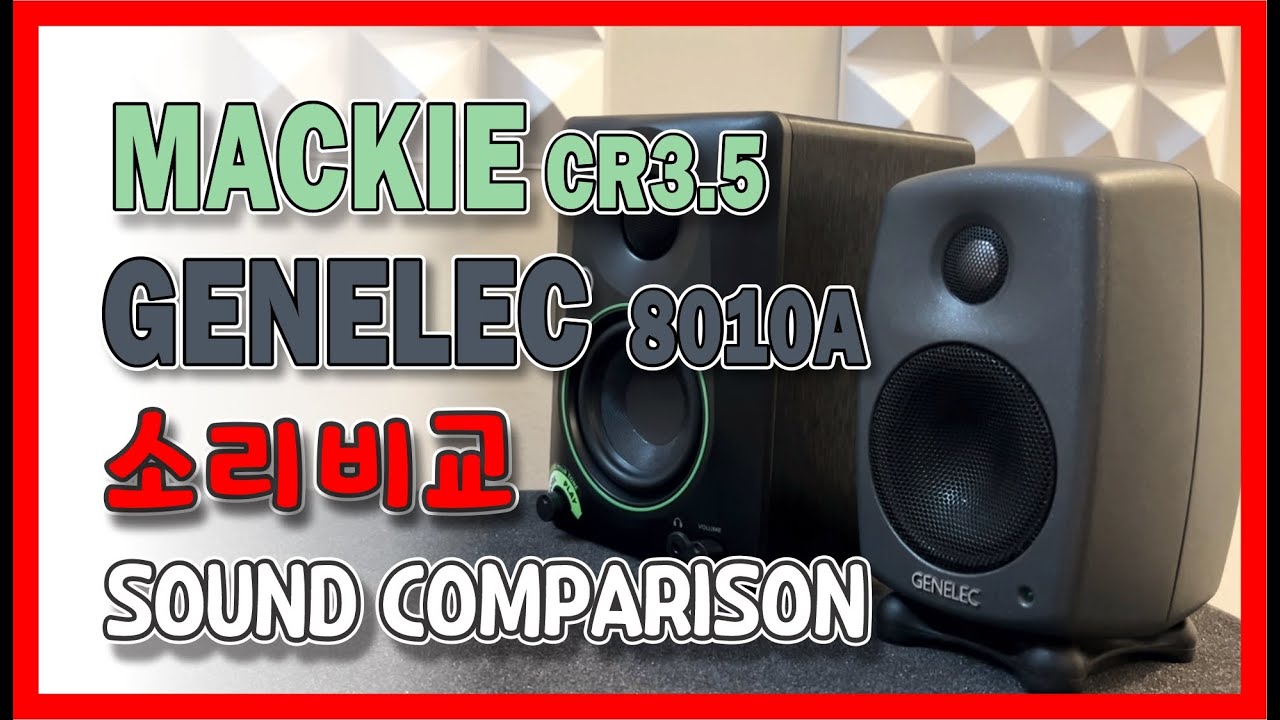 Genelec 8010A vs Mackie CR3.5 