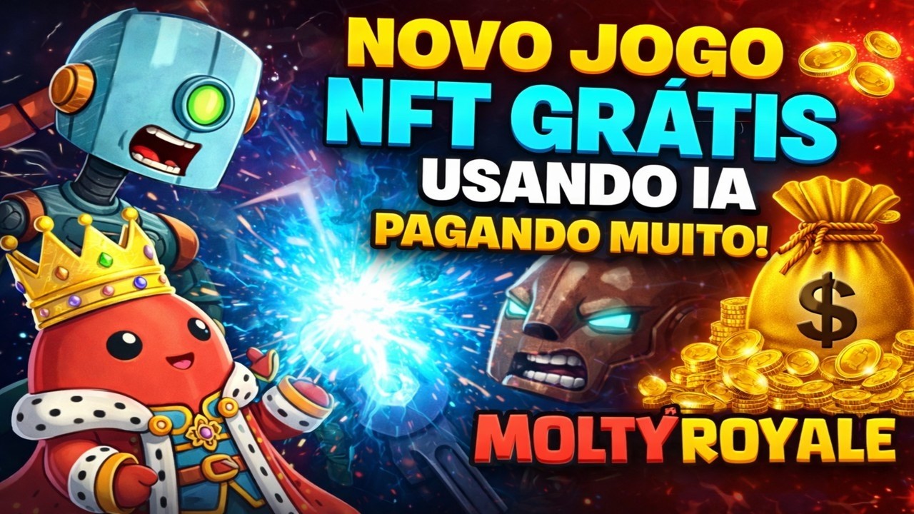 NOVO JOGO NFT GR&Aacute;TIS NA REDE CROSS USANDO IA &mdash; PAGANDO MUITO! 💰 MOLTYROYALE