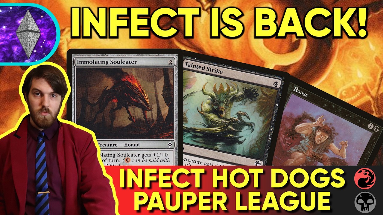 INFECT HOT DOGS | Tainted Strike Kiln Fiend Blitz MTG Pauper Homebrew