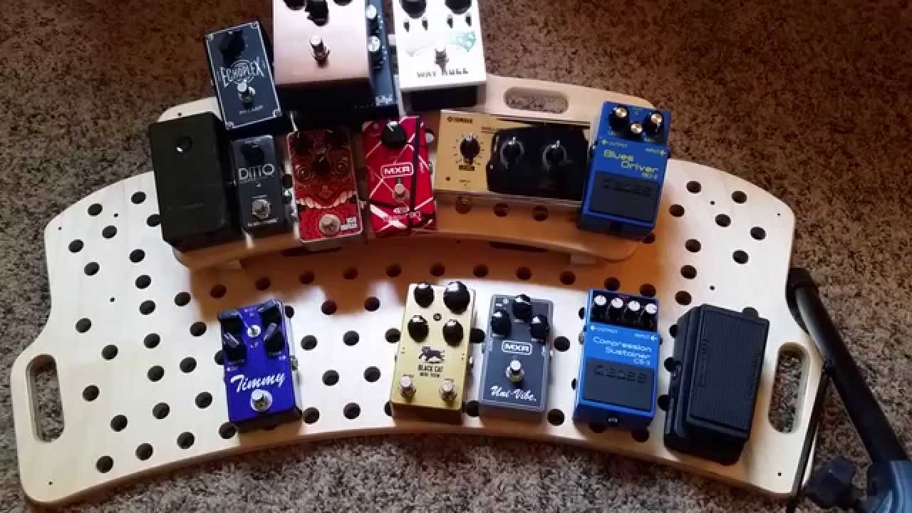 What order to put your pedals in.