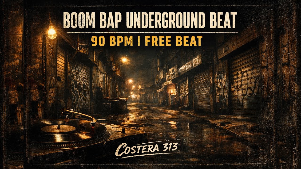 Boom Bap Underground Beat 90 BPM | Free Beat | Costera 313