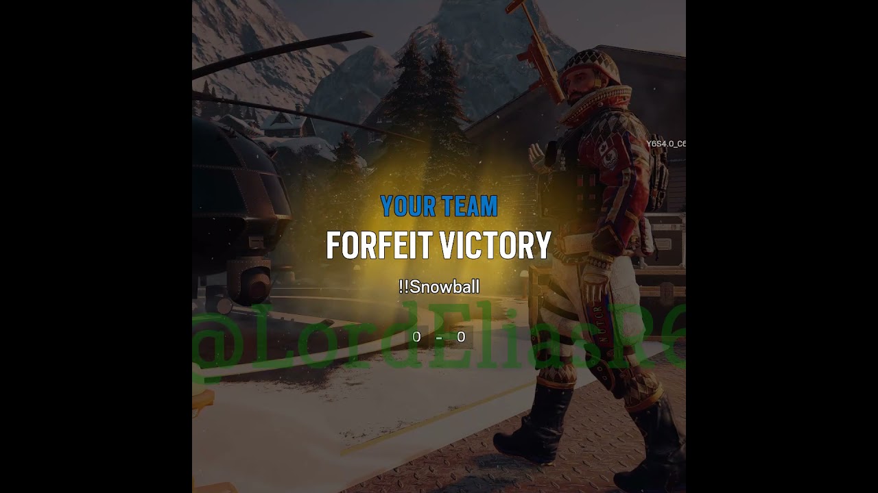 R6S - leaked christmas snowball fight event!