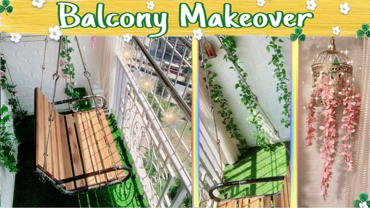My Dream Balcony Makeover Step by Step || Amazon Balcony Garden Decoration Ideas