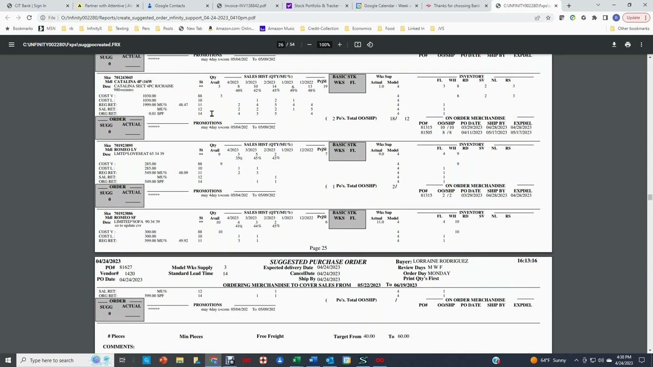 How to Create and Manage Suggested Purchase Orders
