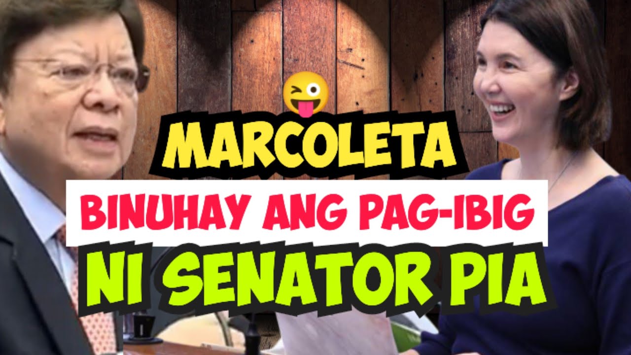◾Senator Marcoleta cited a love story of Senator Pia to the supreme court impeachment decision 
