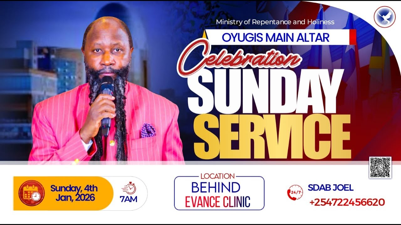 OYUGIS MAIN ALTAR    SUNDAY CELEBRATION SERVICE II 4th JANUARY 2026.