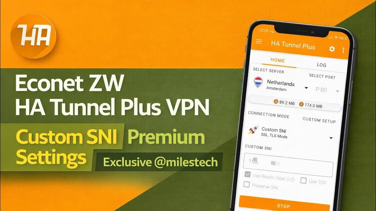 HA Tunnel Plus Setup Secure Browsing 