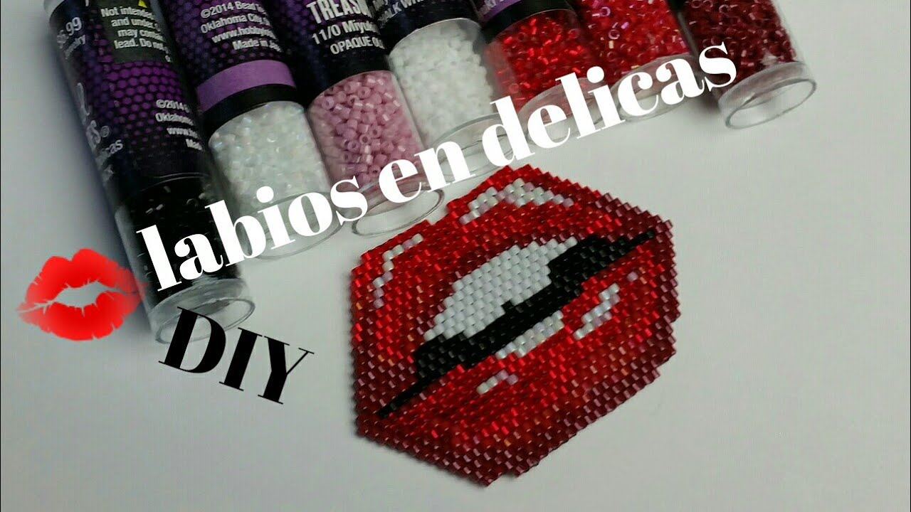 PASO A PASO LABIOS EN  DELICAS/LABIOS MIYUKI