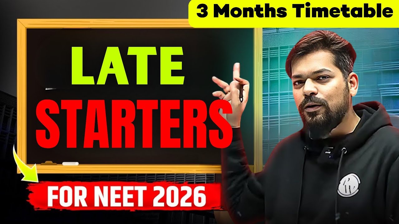 3 Months में NEET Crack ⚠️ 640+ Timetable - LATE STARTERS Must Watch' ! Rough Talk #neet2026 