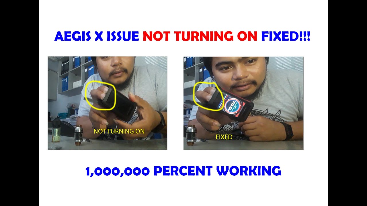 AEGIS X ISSUE I  NOT TURNING ON I FIXED I TUTORIAL 100% WORKING
