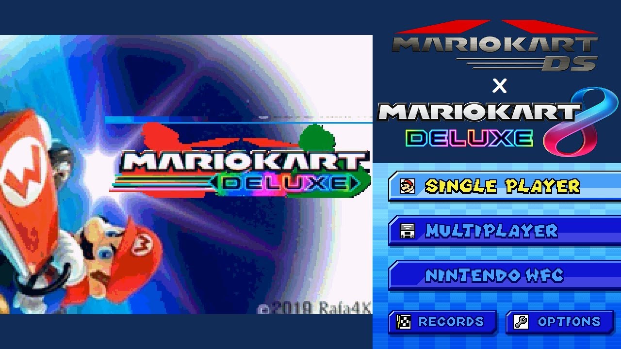 Mario Kart DS Deluxe - MKDS with MK8 Deluxe Tracks! (Real DS Livestream)