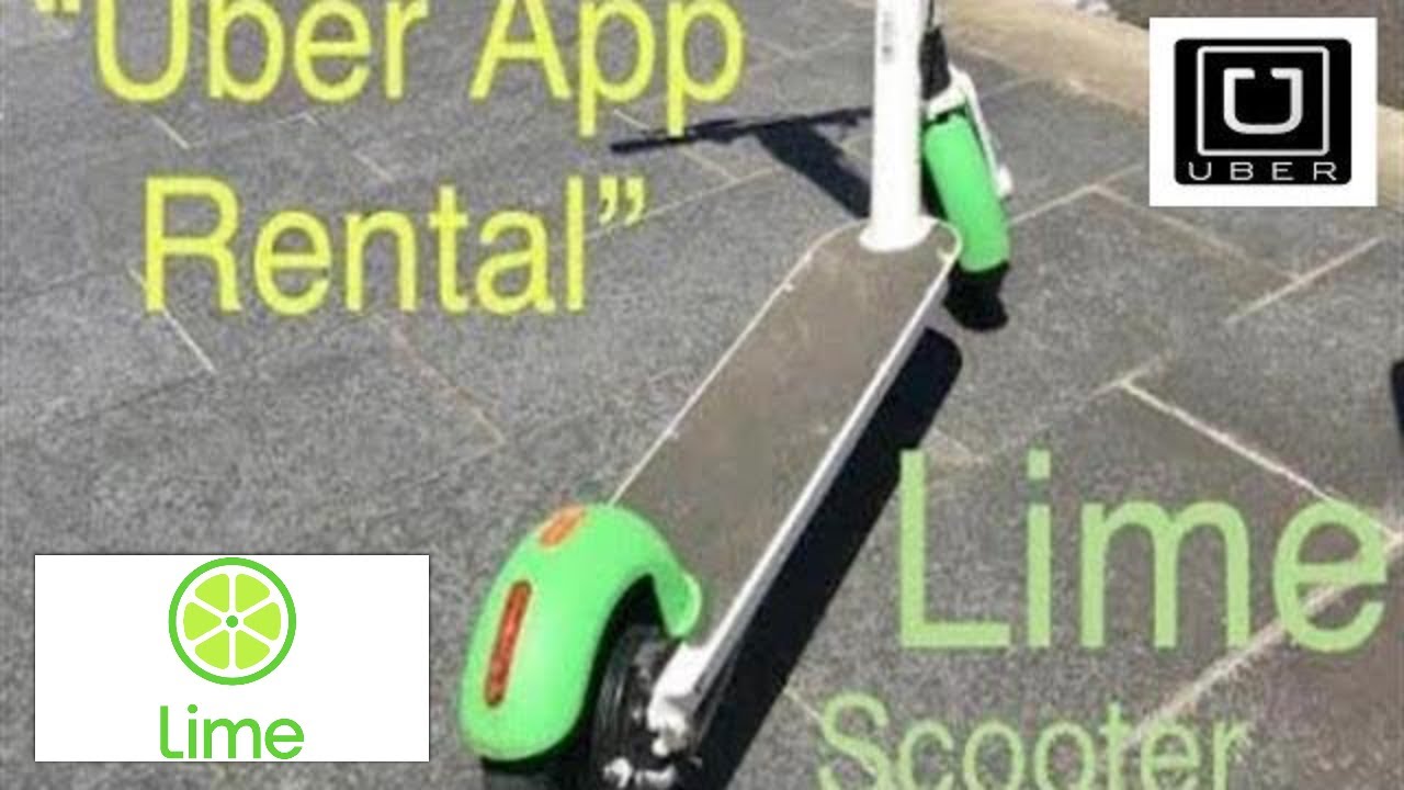 Lime Scooter 🛴 Rent Though “Uber App