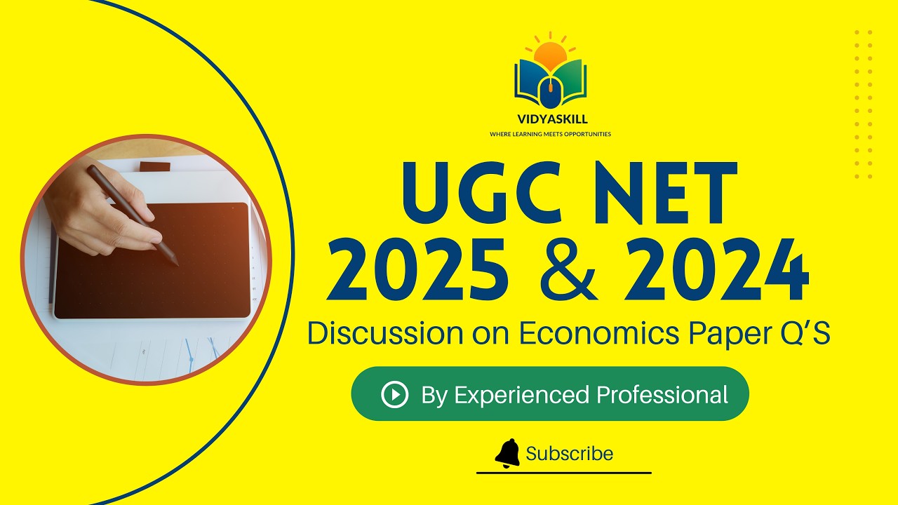 UGC NET 2025 & 2024 – Live Economics Discussion Classes