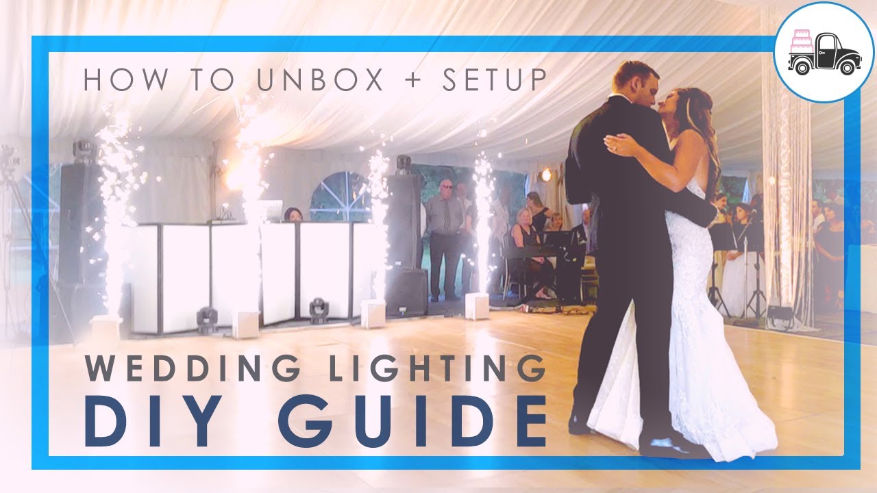 WEDDING LIGHTING IN OUTDOOR TENT + TREES (DONE UNDER BUDGET)