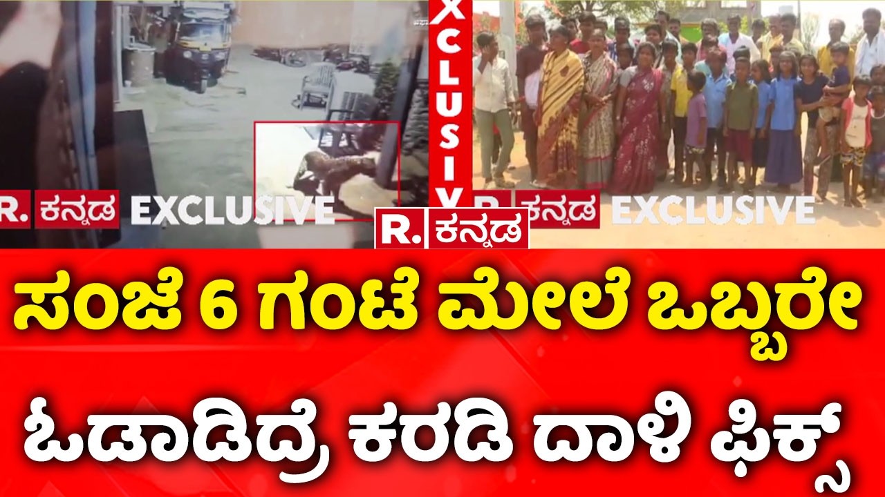 People are worried about bear infestation in Vijayanagar : ಉತ್ತರ ಕರ್ನಾಟಕದಲ್ಲಿ ಕರಡಿ, ಚಿರತೆಗಳ ಹಾವಳಿ