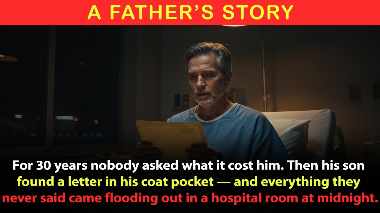 How a man who paid every bill, dried every tear, and missed every dream — became a stranger in his..
