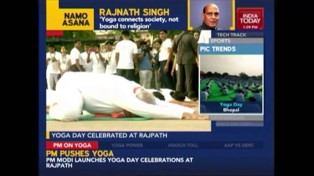Rajpath Turns To Yogpath As India Celebrates Yoga Day