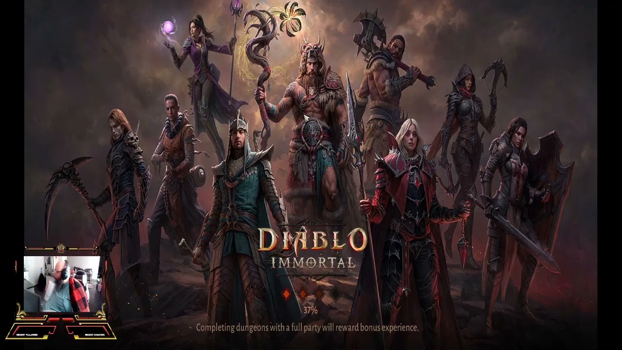 Diablo Immortal catch up. prepping for patch. 6850 reso dh