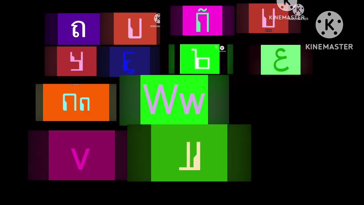 Artistic Alphabet all 12 languages