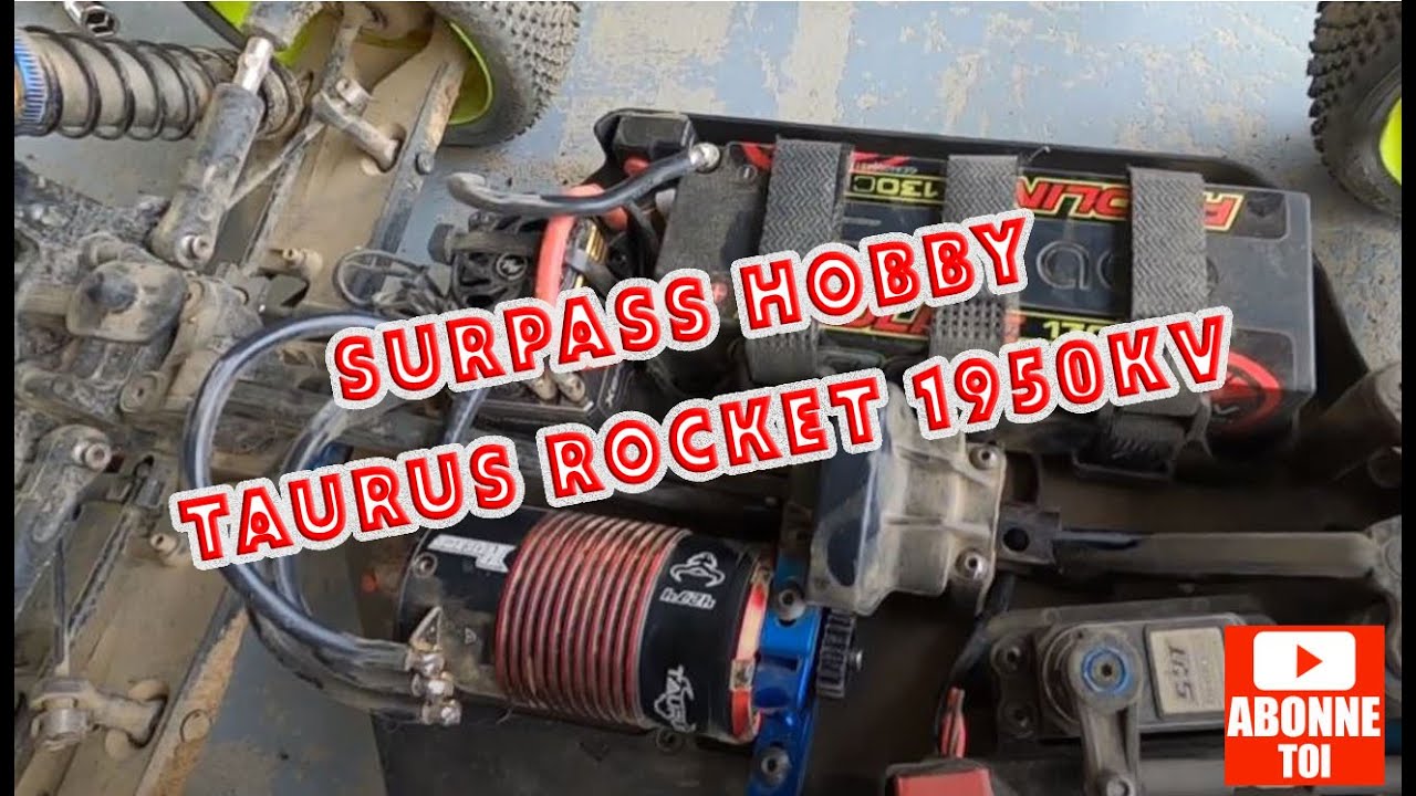 Test moteur Surpass Hobby Taurus Rocket 1950kv au TTMBC (en description)