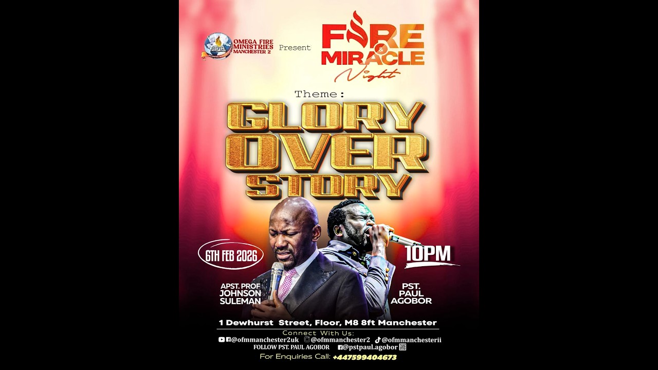 FIRE AND MIRACLE NIGHT WITH PST PAUL AGOBOR:: FEB 2026 EDITION | OFMM2