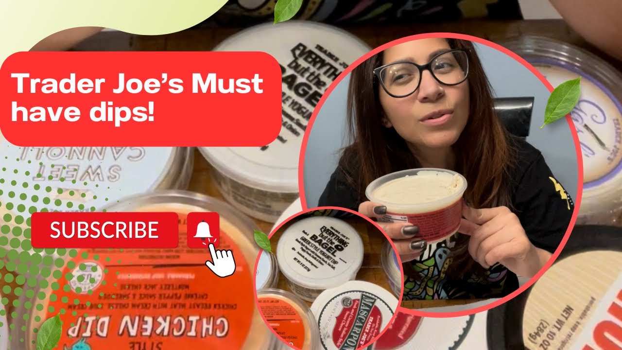 I FINALLY GOT MY HANDS ON SOME OF TRADER JOE’S BEST DIPS!