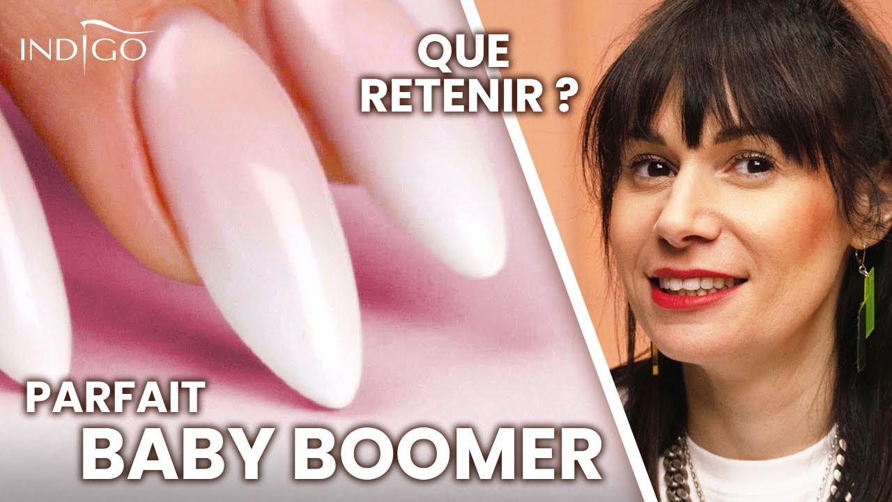 Comment faire un  Baby Boomer parfait en gel étape par étape  -  a l’éponge | Indigo Nails Français