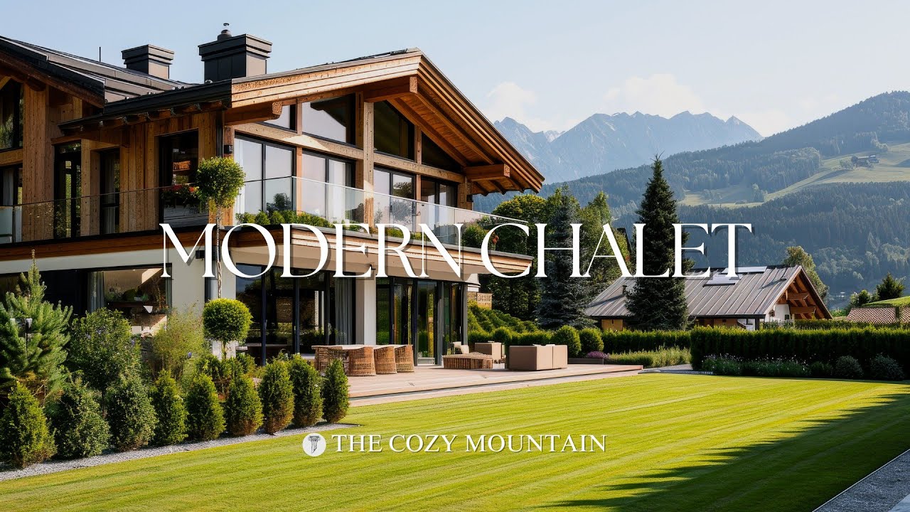 A Designer Chalet in The Snowy Mountains! Modern Design with Luxury Interiors